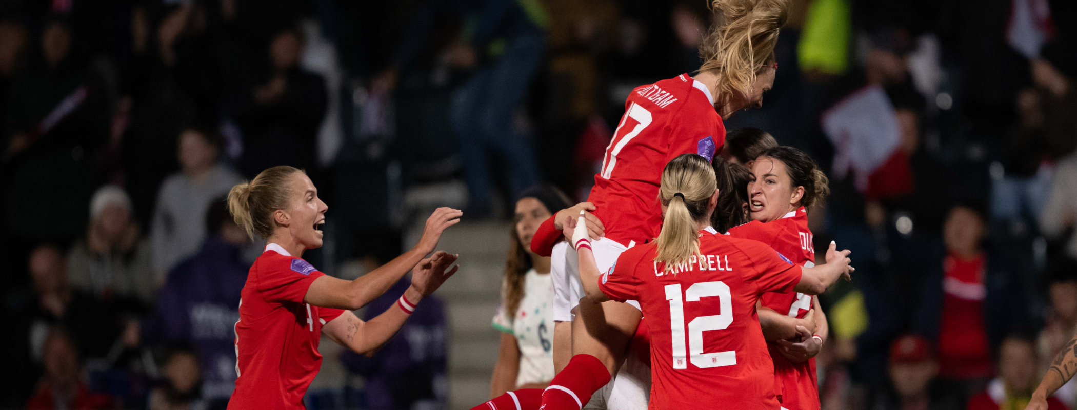 event banner for England W - Austria W