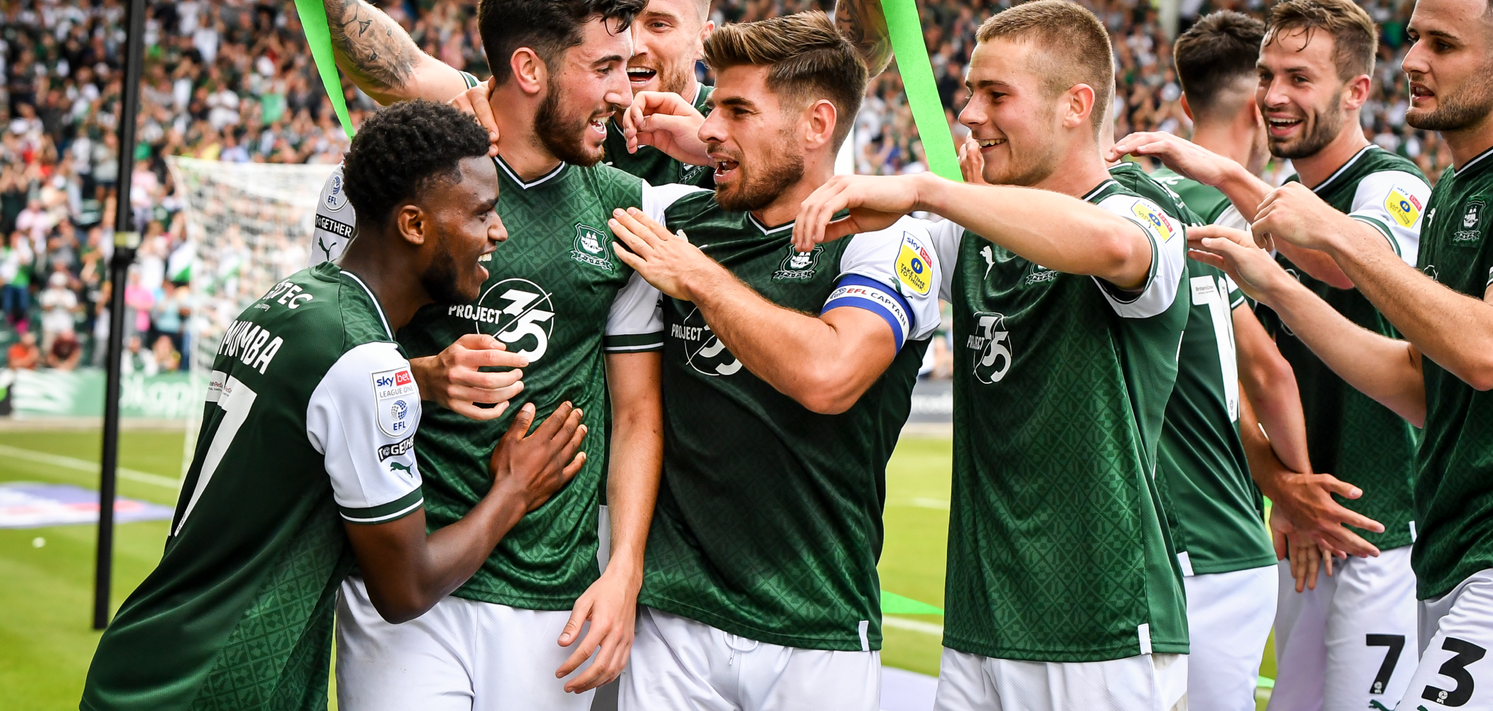 event banner for Plymouth Argyle - Peterborough United