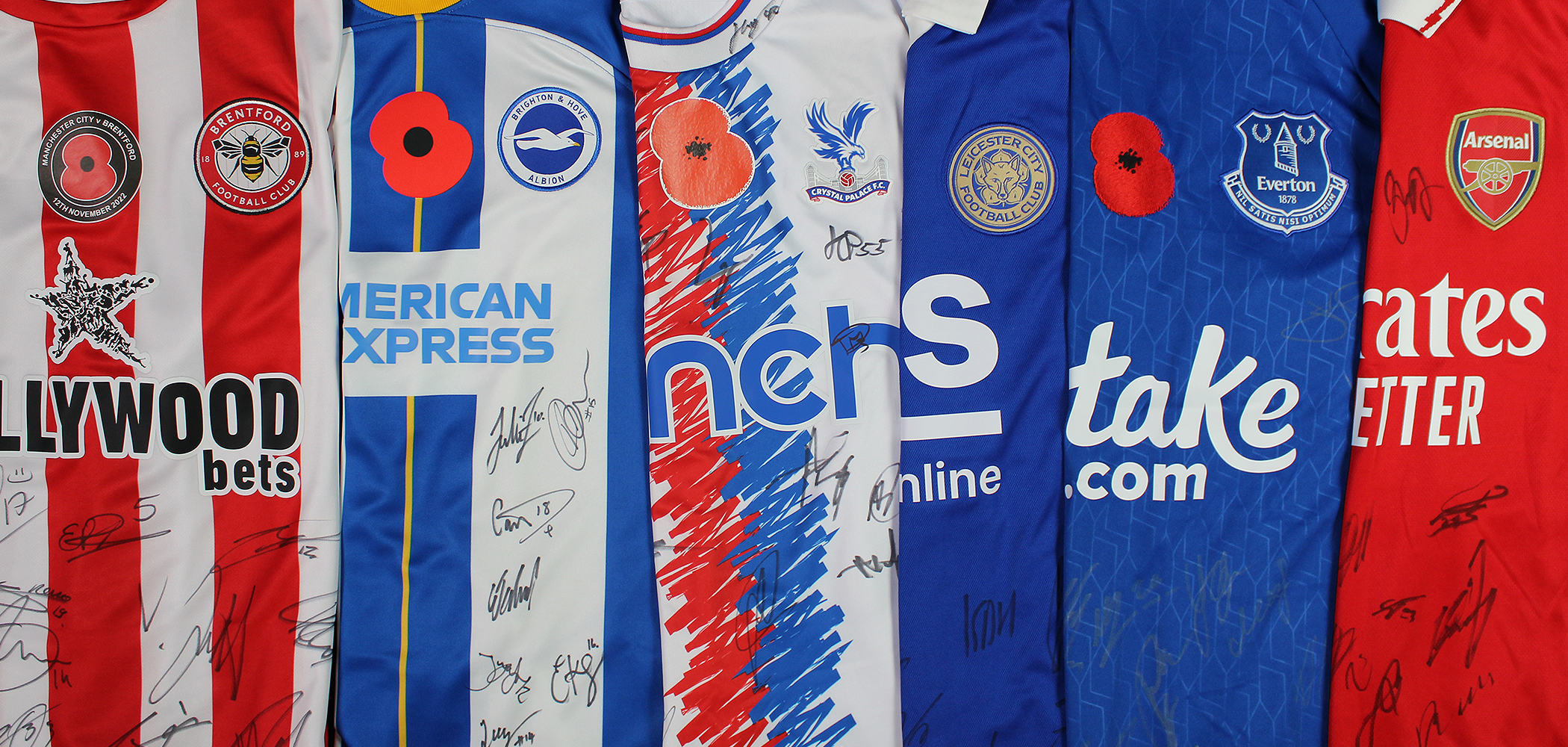 Squad Signed Shirts - Draw header image