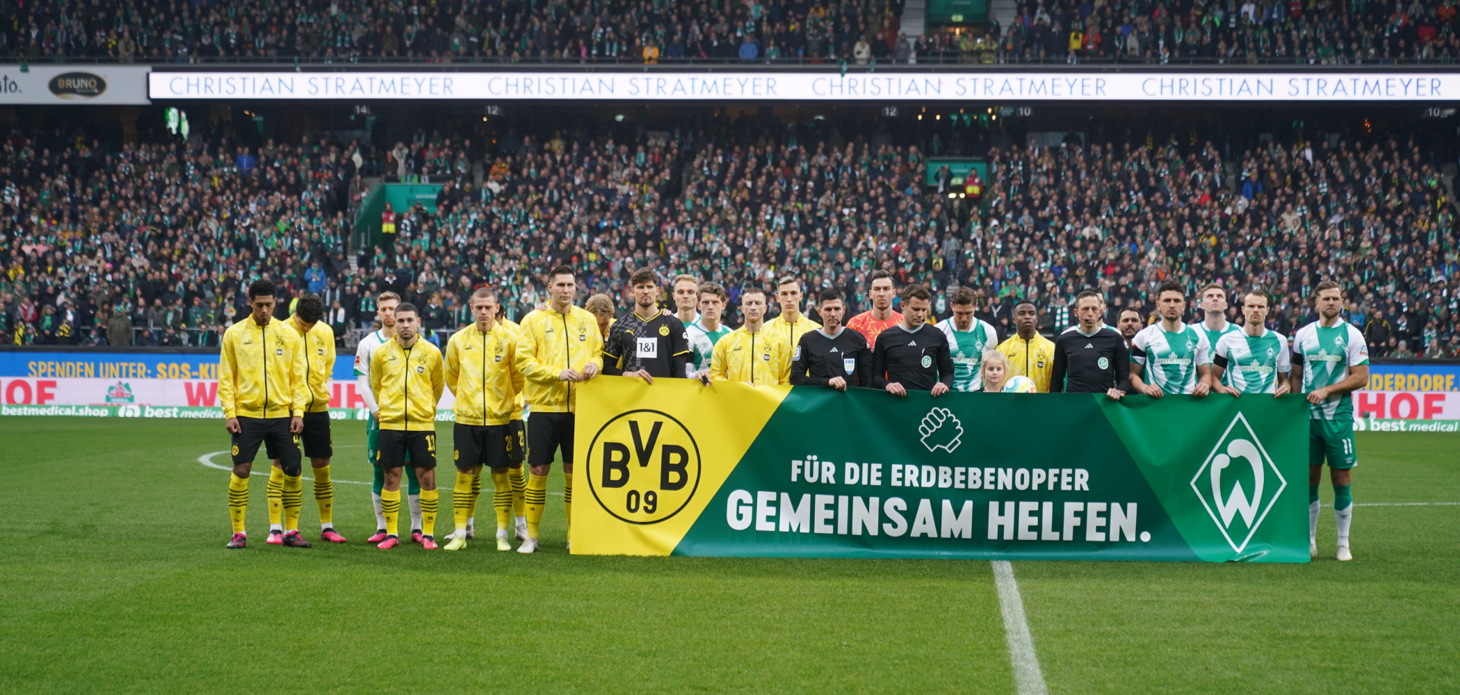 event banner for Werder Bremen - Borussia Dortmund