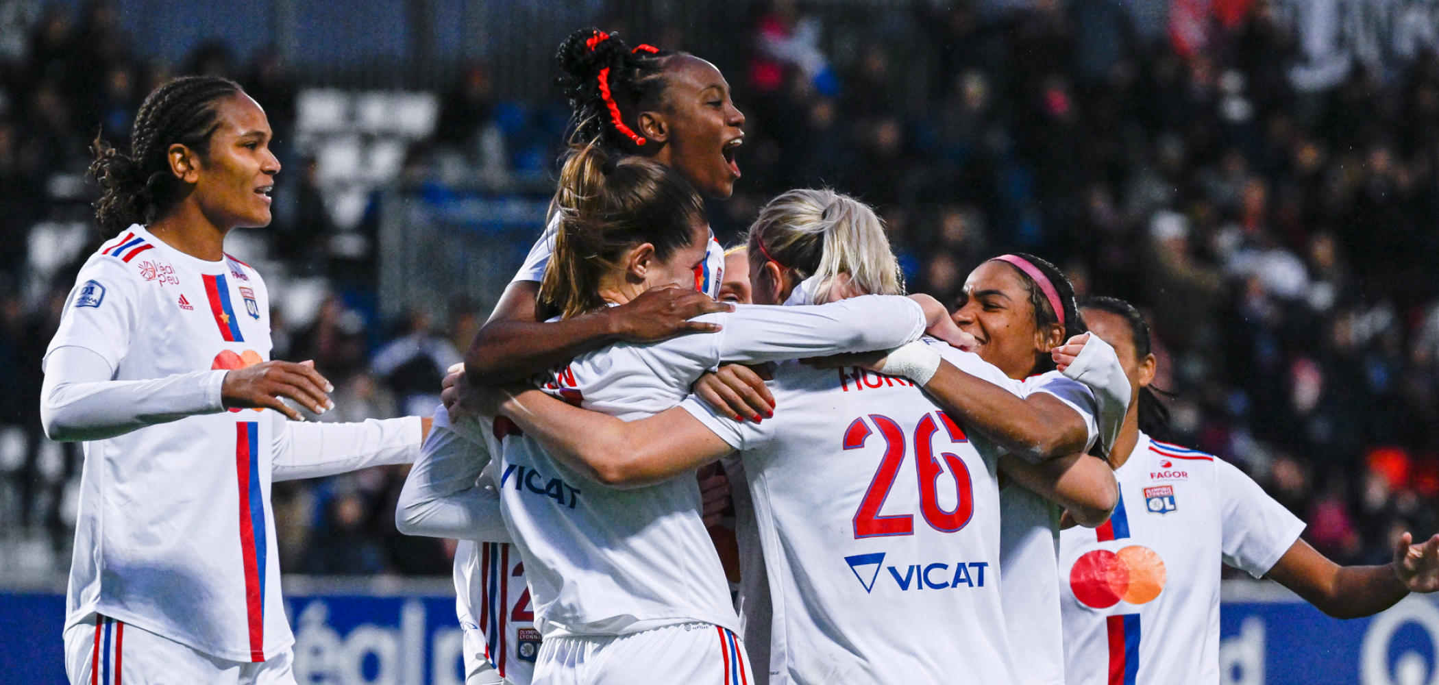 Olympique Lyonnais Féminin	- FC Girondins de Bordeaux Féminines header image
