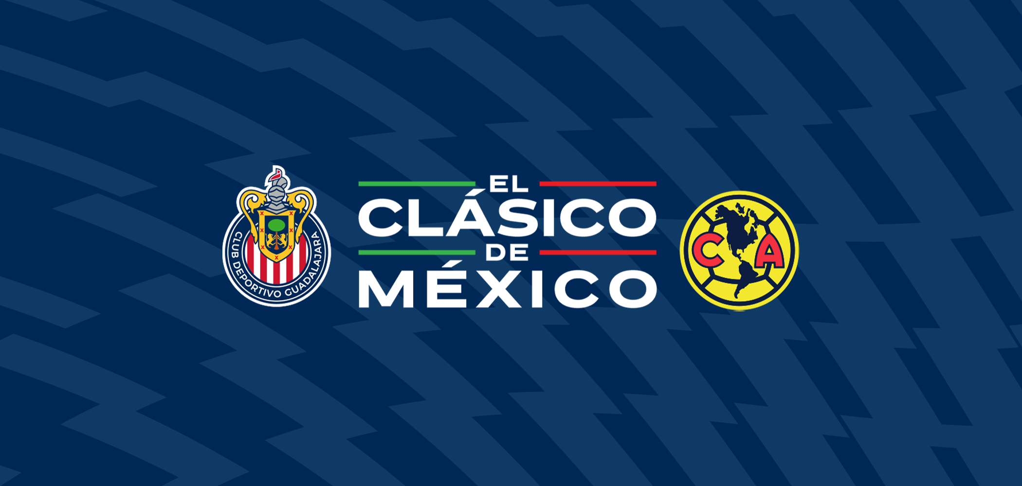 event banner for Chivas Guadalajara - América