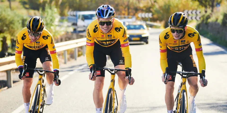 event banner for Team Jumbo-Visma Tour of Flanders