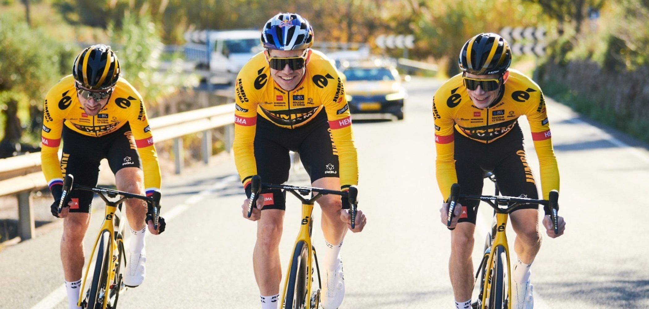 event banner for Team Jumbo-Visma - Paris-Roubaix