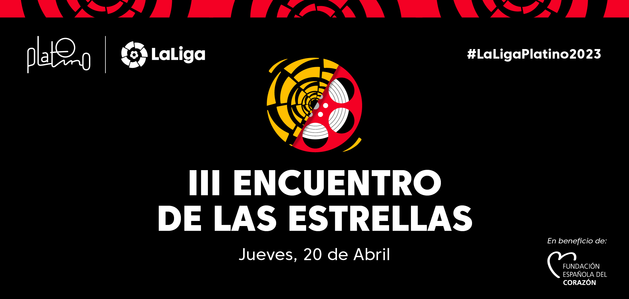 event banner for LaLiga - Premios Platino