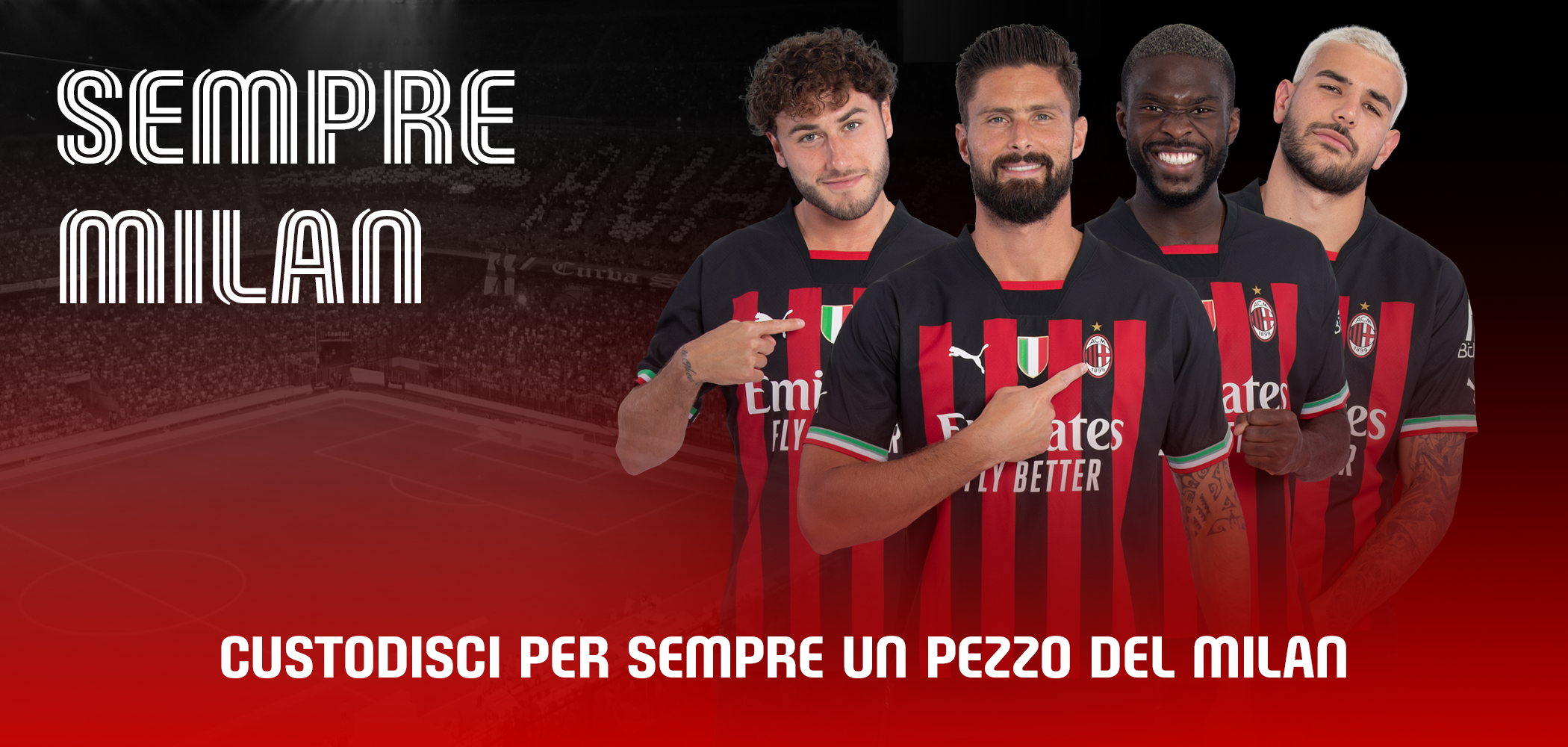 event banner for AC Milan - Sampdoria