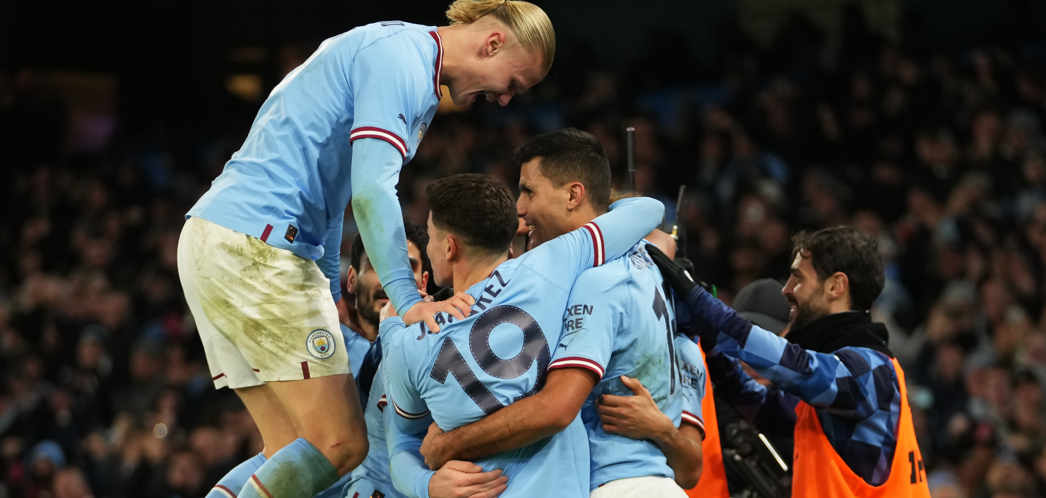 event banner for Manchester City - Manchester United