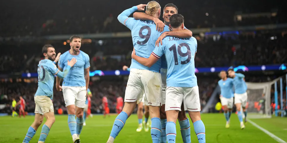 event banner for Manchester City - Inter Milan