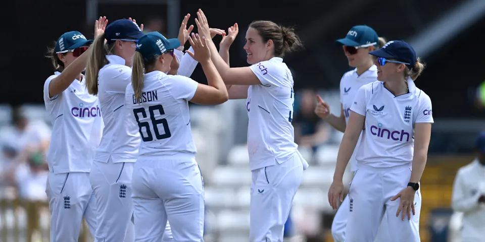 event banner for England Women vs Australia Women LV= Ashes Test Match