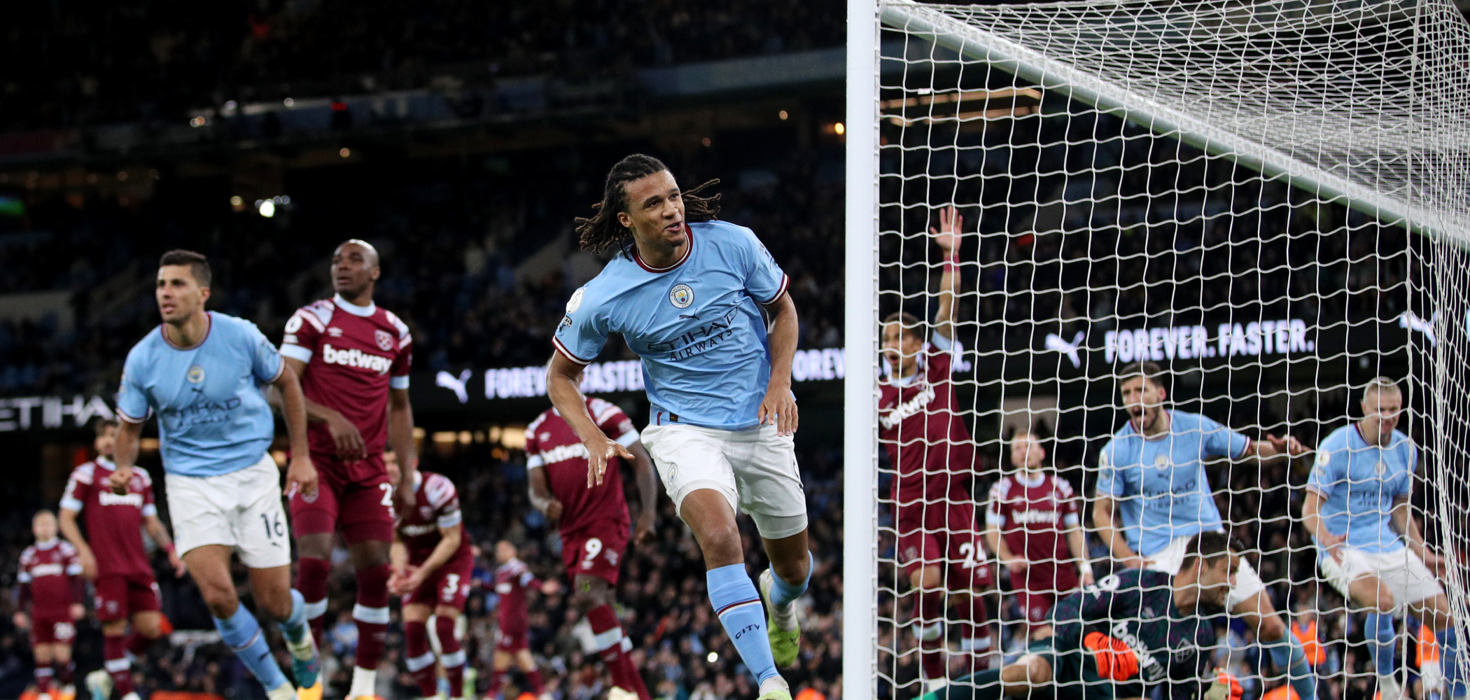 event banner for Manchester City - West Ham United