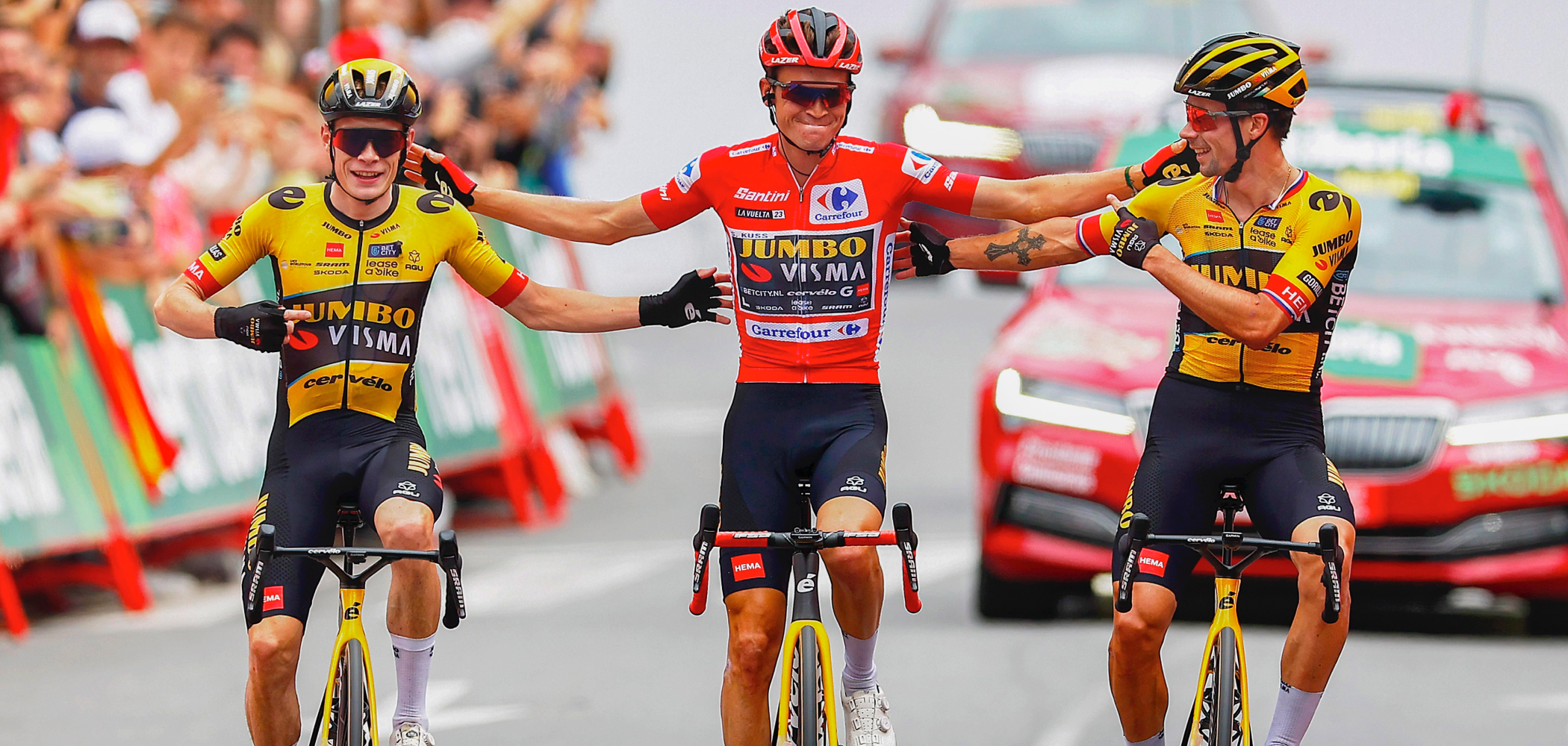 event banner for Team Jumbo-Visma - La Vuelta 2023