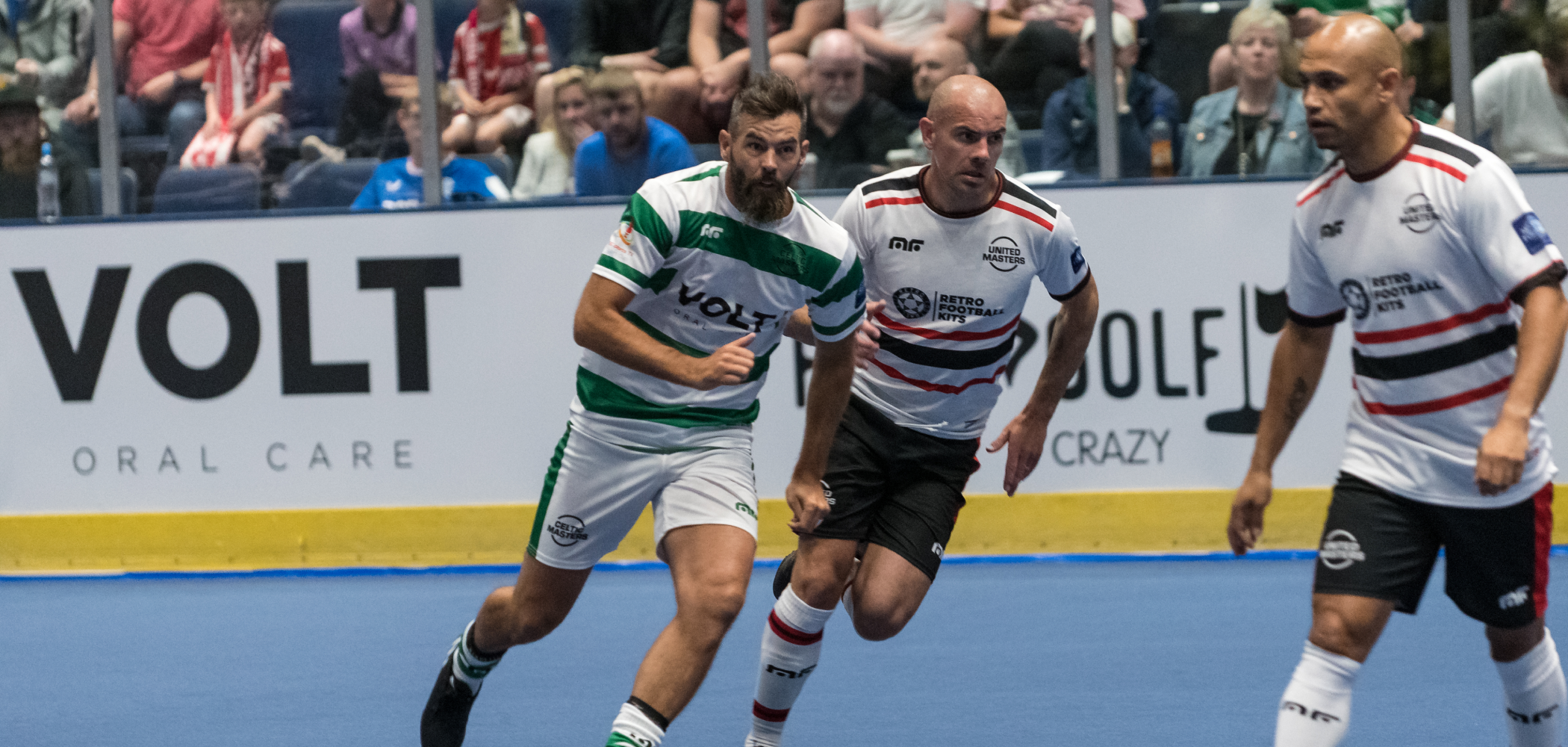 event banner for Masters Football | Rangers