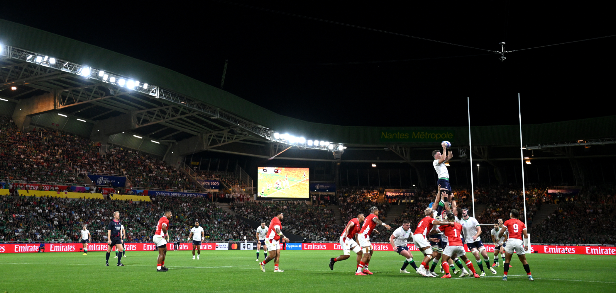 Ireland v Tonga header image