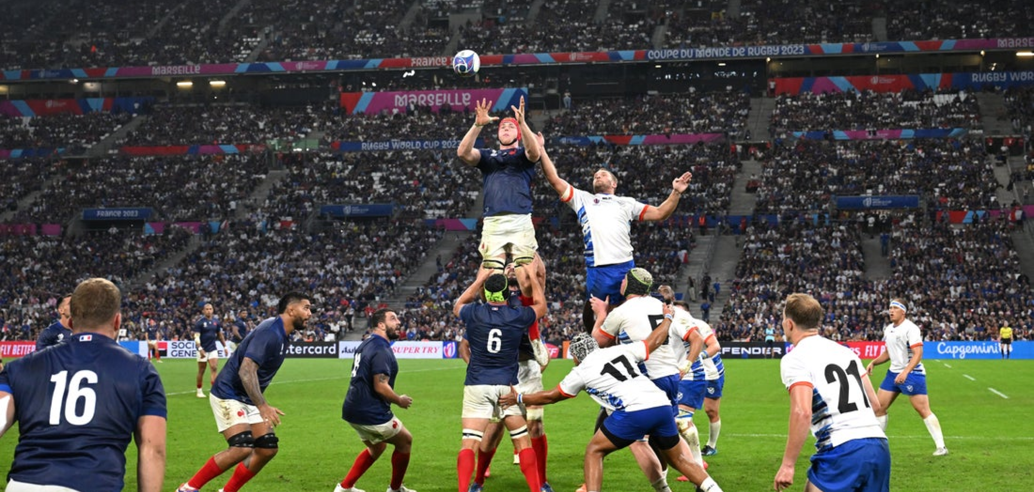 France v Namibia header image