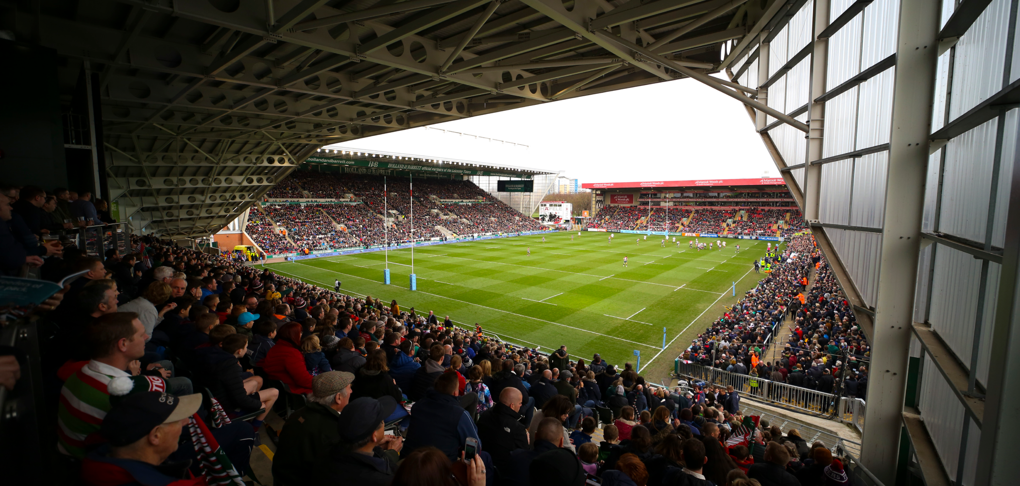 event banner for Leicester Tigers - Bristol Bears