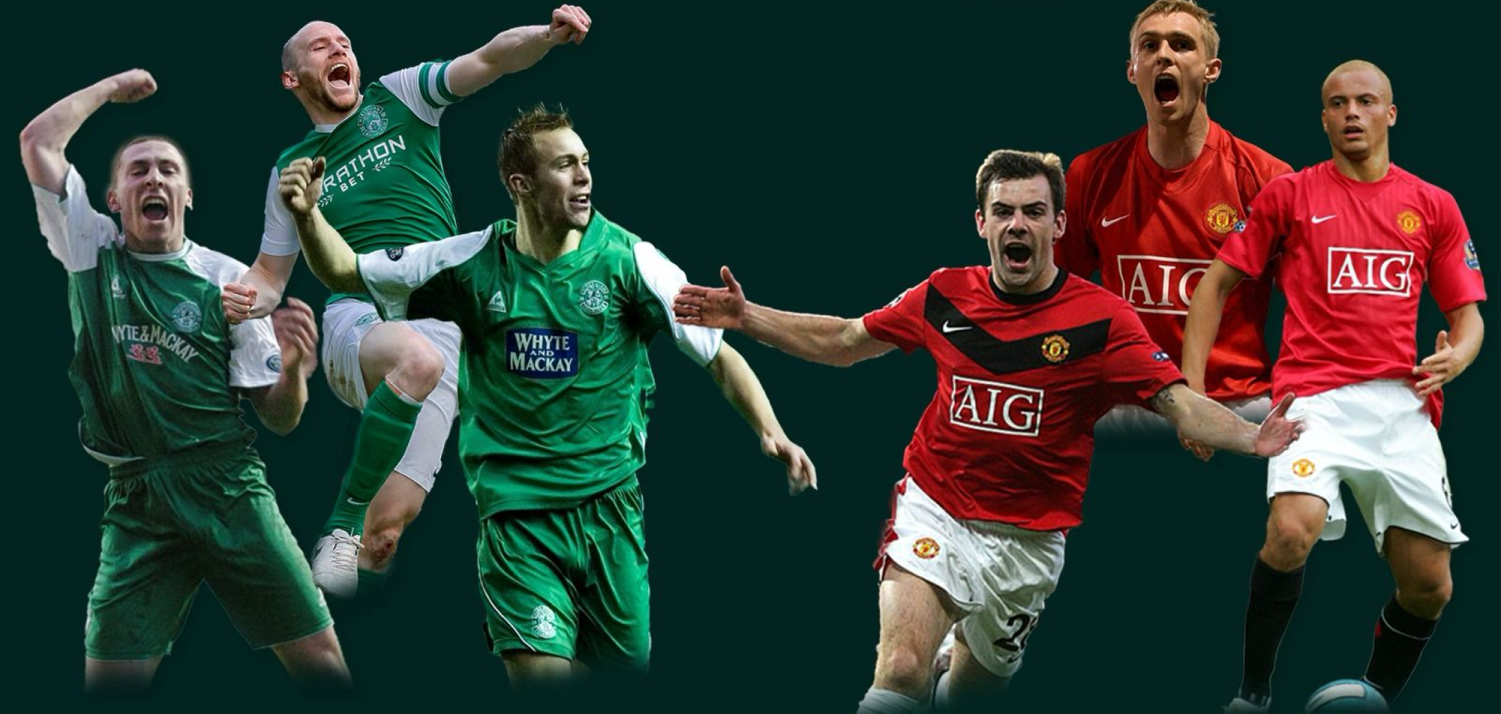 event banner for David Gray Testimonial - Manchester United XI