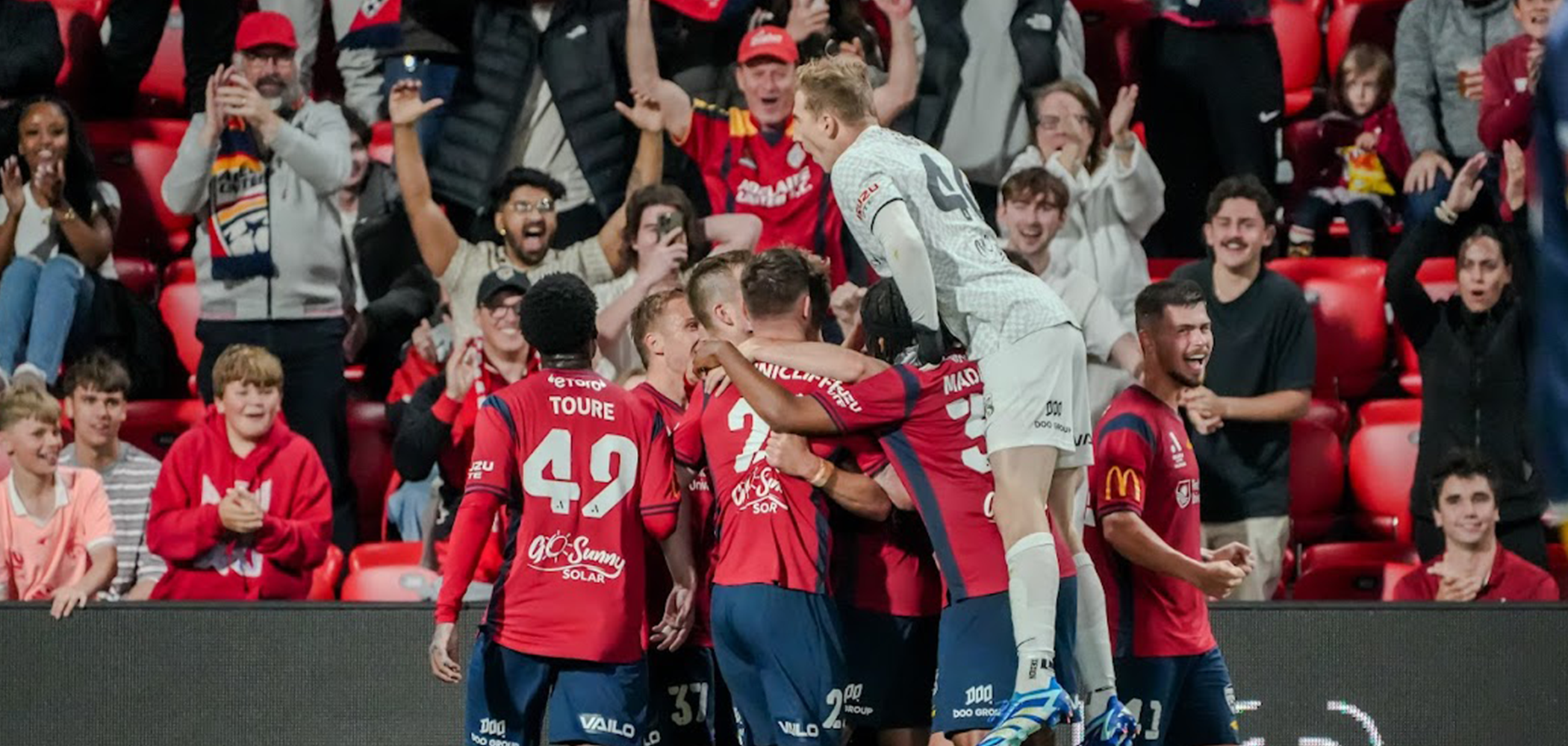 event banner for Adelaide United - Sydney FC