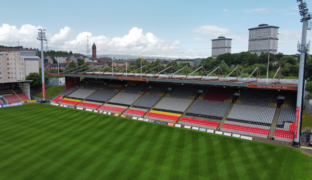 event banner for Partick Thistle - Airdrieonians