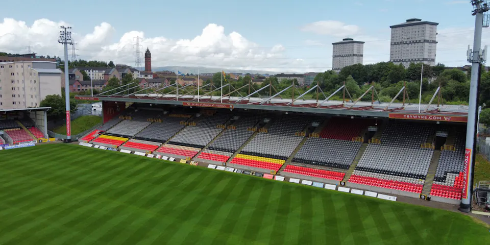 event banner for Partick Thistle - Airdrieonians