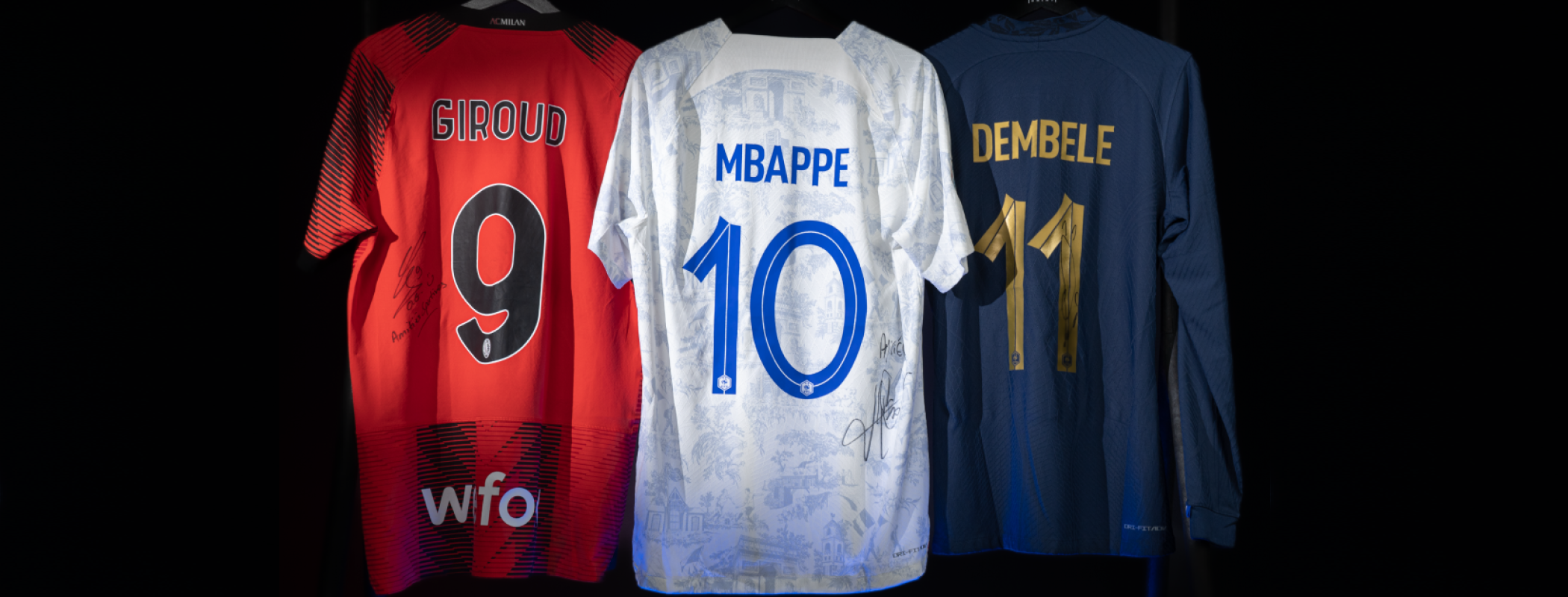 event banner for Olivier Giroud Collection