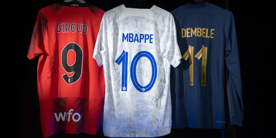 event banner for Olivier Giroud Collection