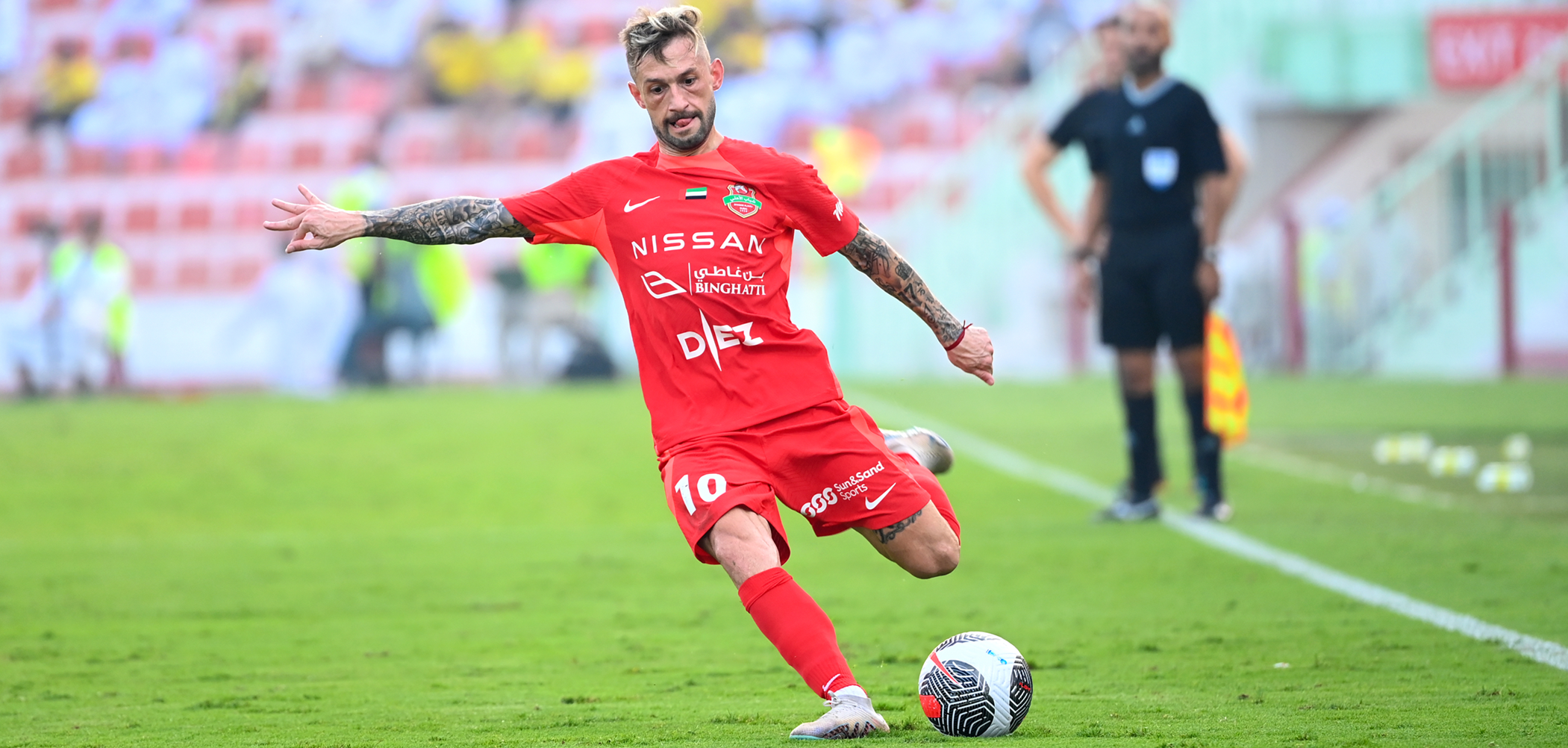 event banner for Shabab Al Ahli Dubai - Sharjah FC