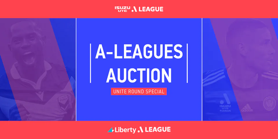 event banner for A-Leagues Unite Round Special