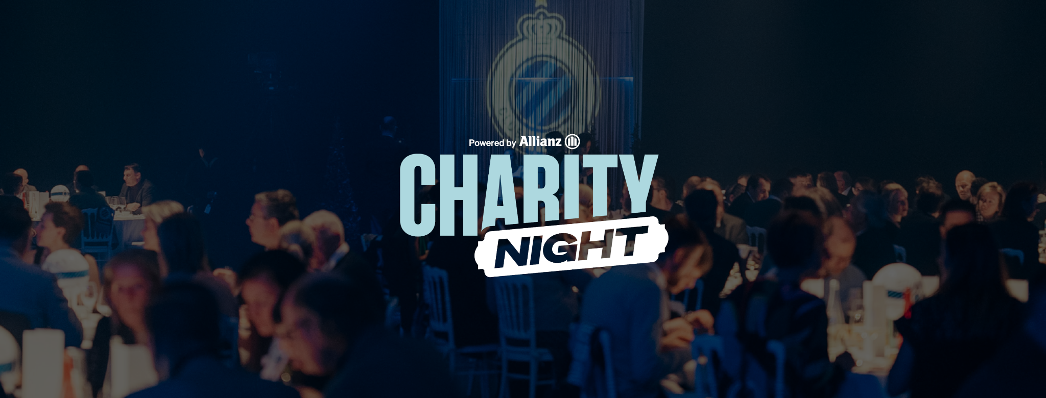 event banner for Club Brugge Charity night 2024