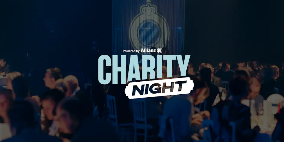 event banner for Club Brugge Charity night 2024
