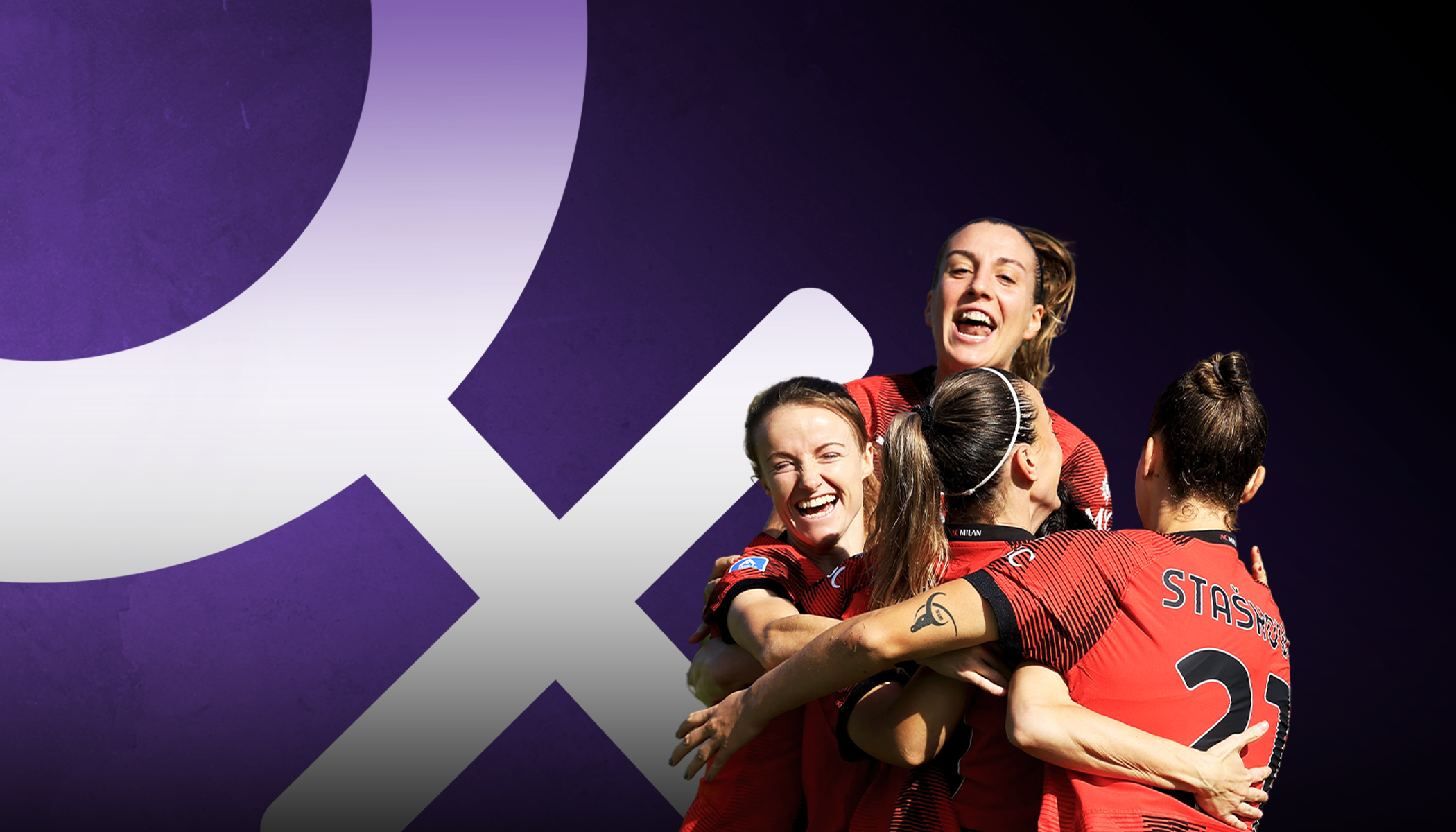 event banner for AS Roma Women - AC Milan W