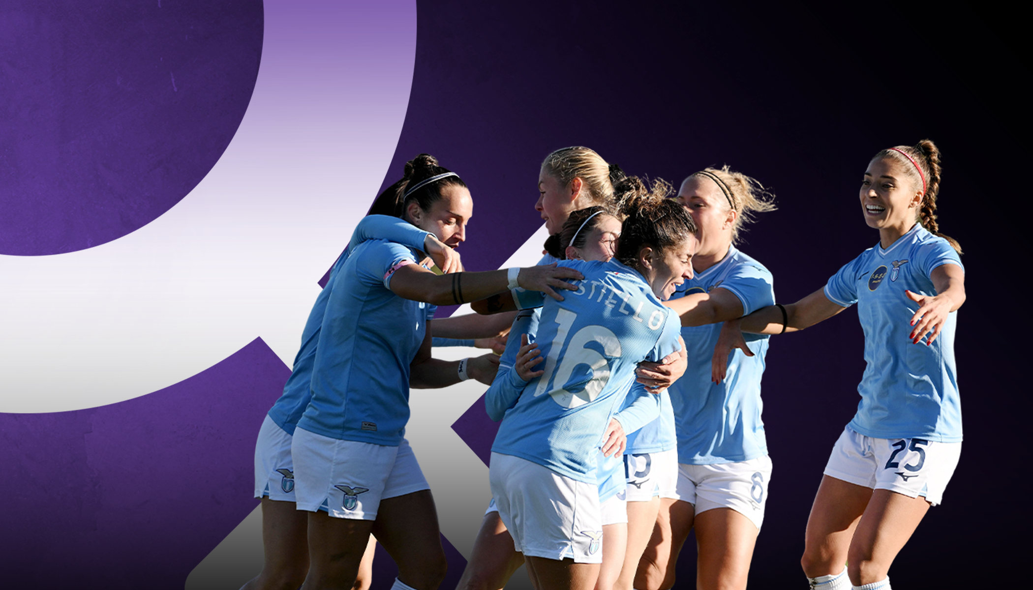 event banner for Lazio W - Res Roma W