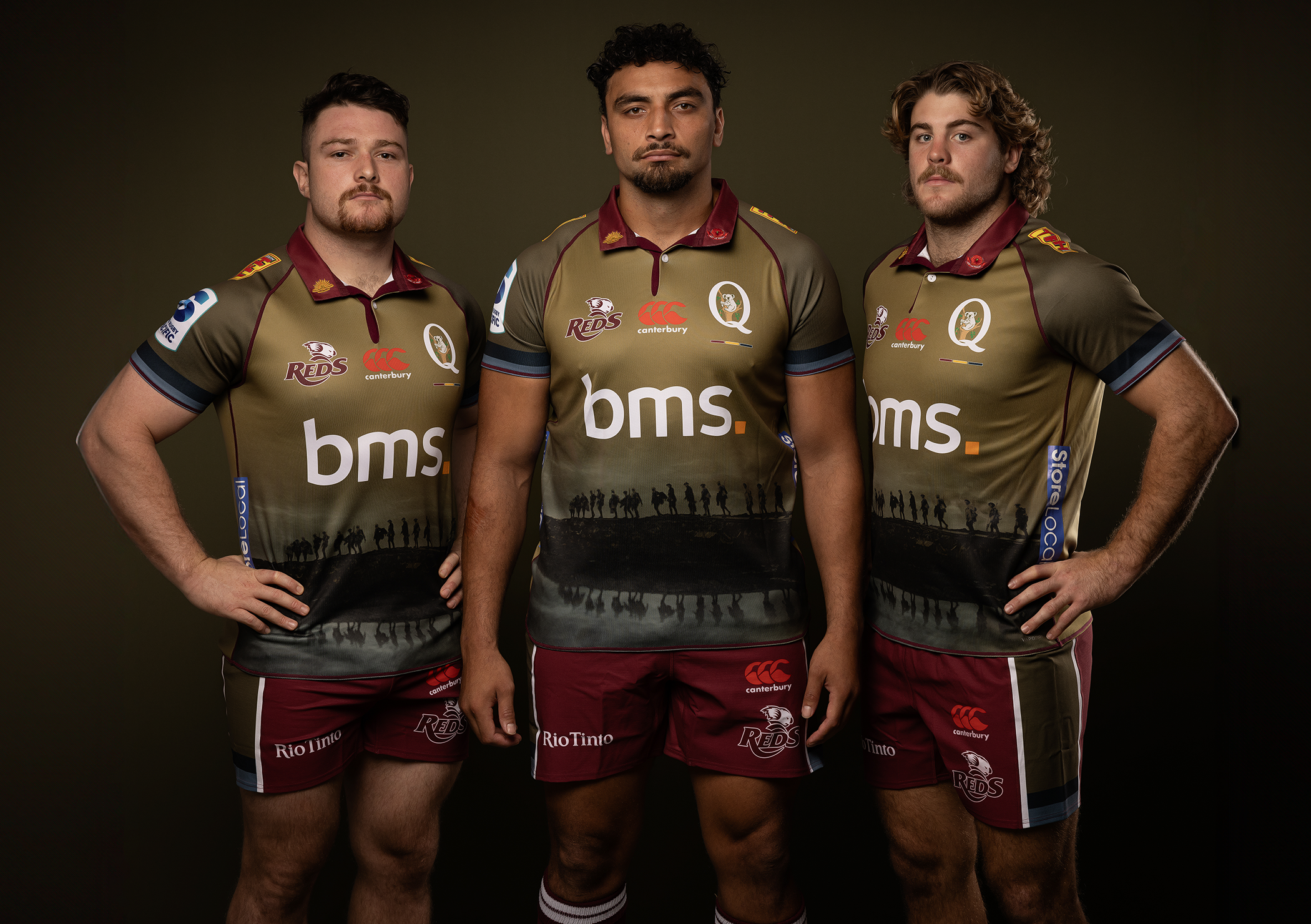 event banner for Queensland Reds - Blues