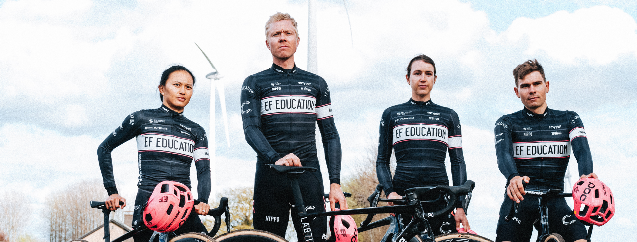 event banner for EF Education-Cannondale I Tour of Flanders