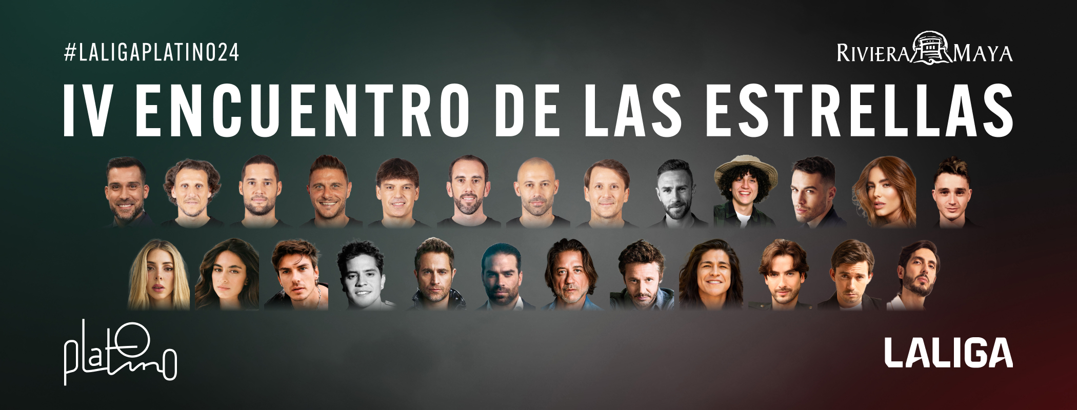 event banner for IV Encuentro de las Estrellas - Premios Platino 