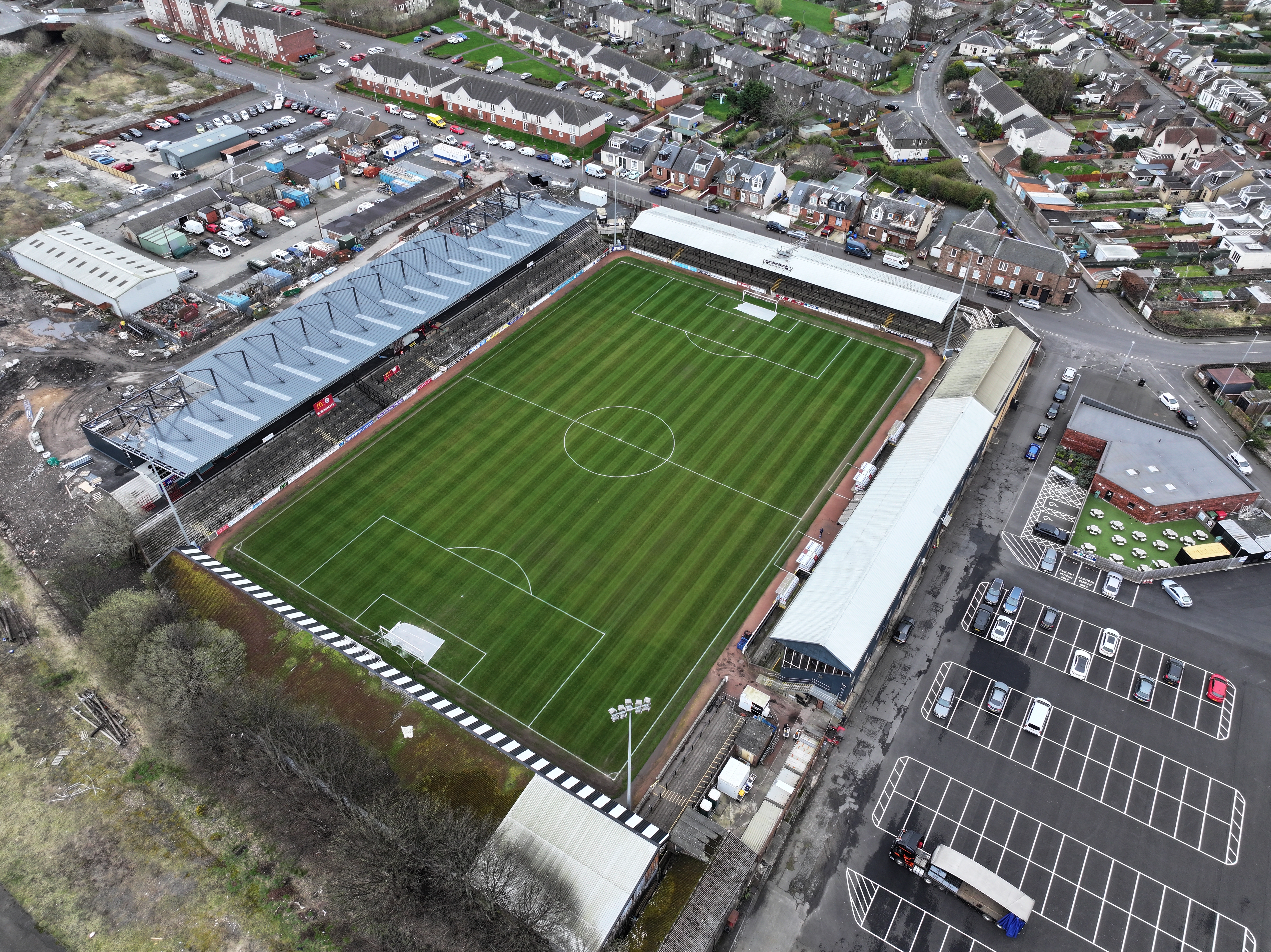 event banner for Ayr United - Dunfermline Athletic