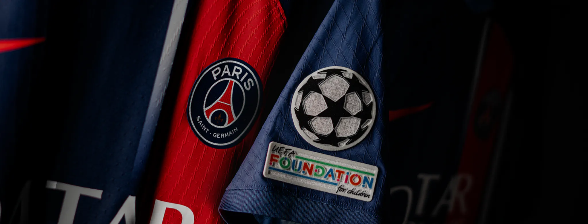 event banner for Paris Saint-Germain - Borussia Dortmund