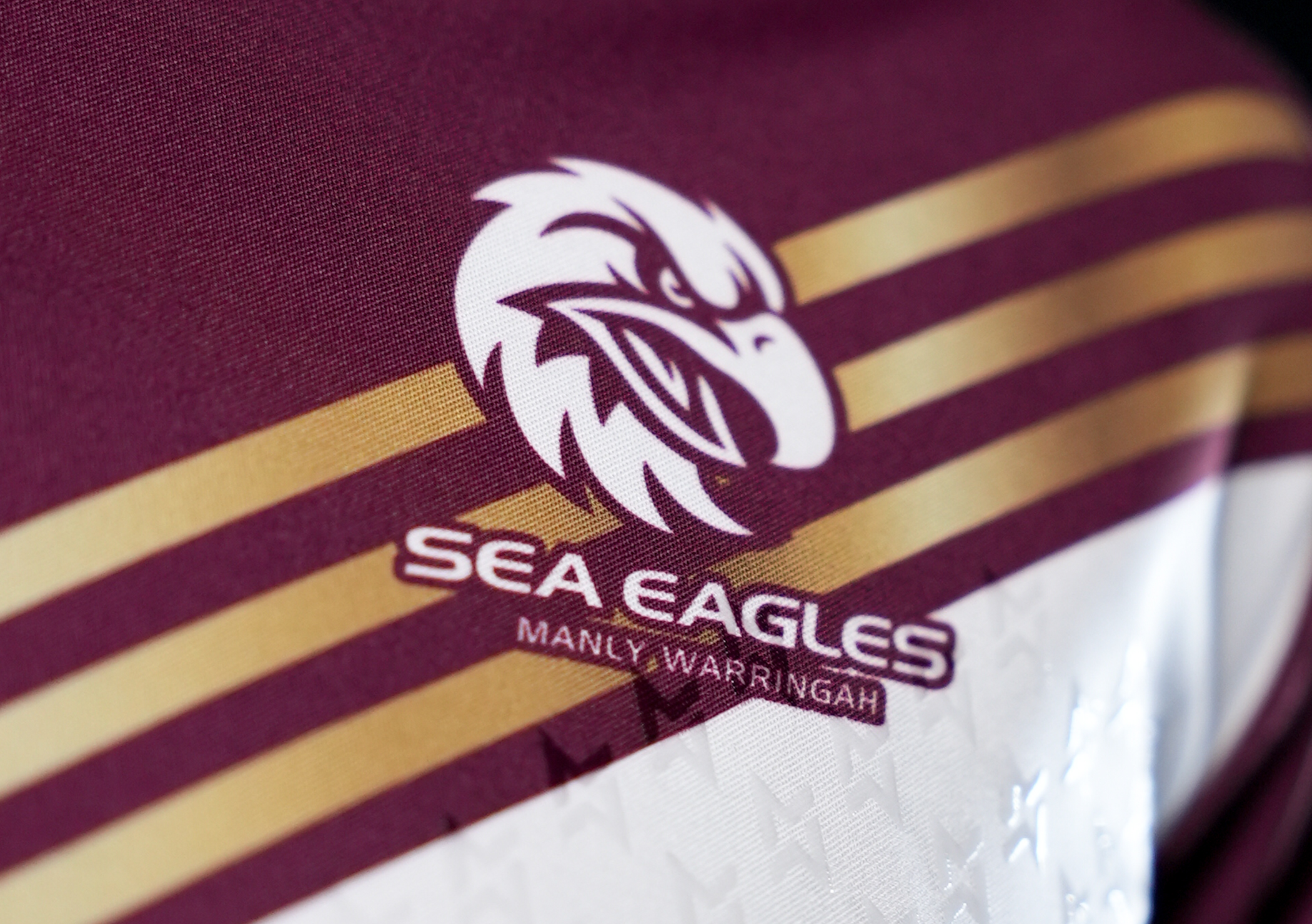 event banner for Manly Warringah Sea Eagles - 2024 Anzac Jersey