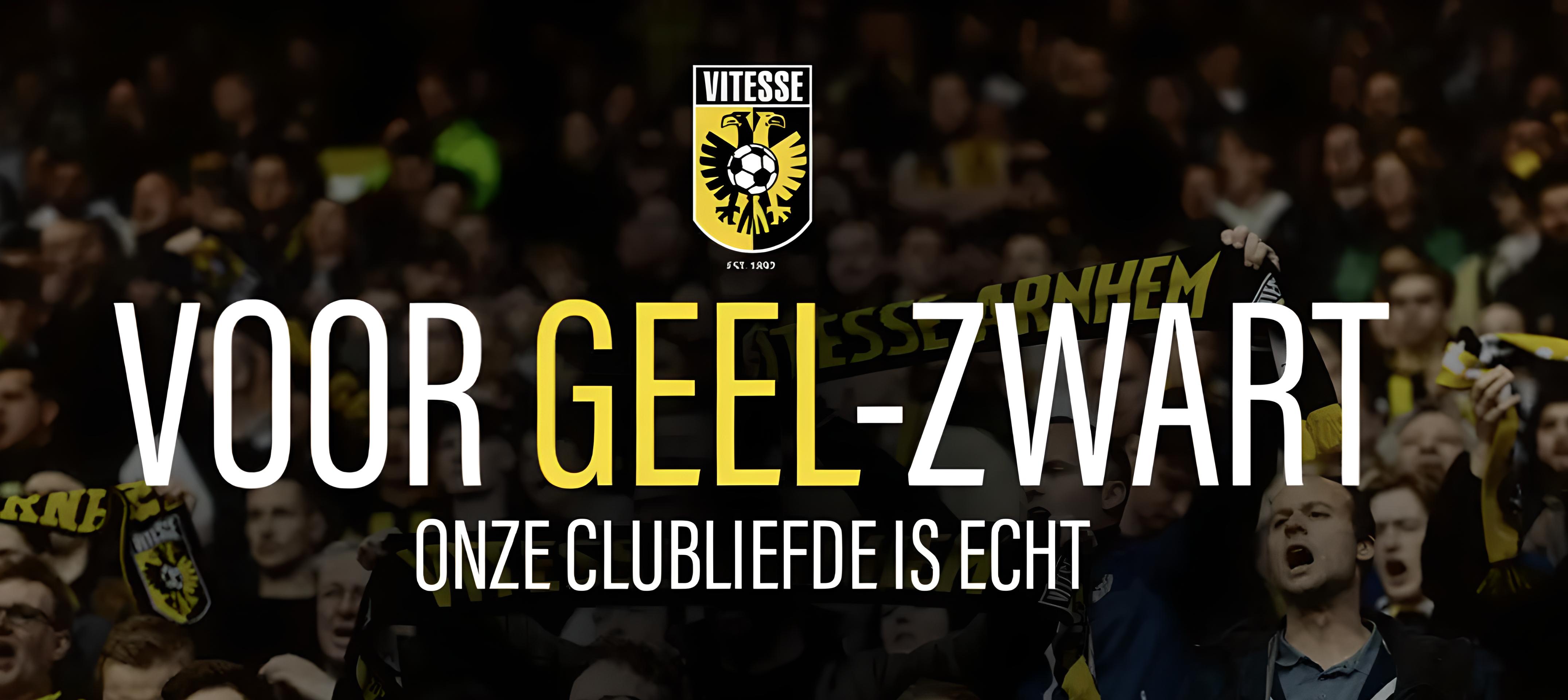event banner for Vitesse x MWS: Voor Geel-Zwart