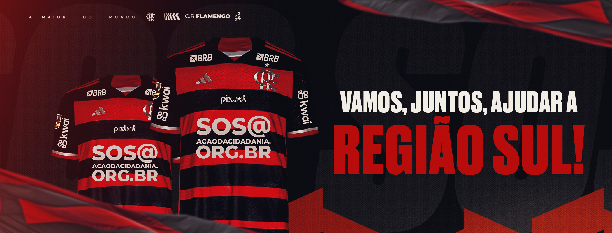 event banner for Flamengo - Corinthians