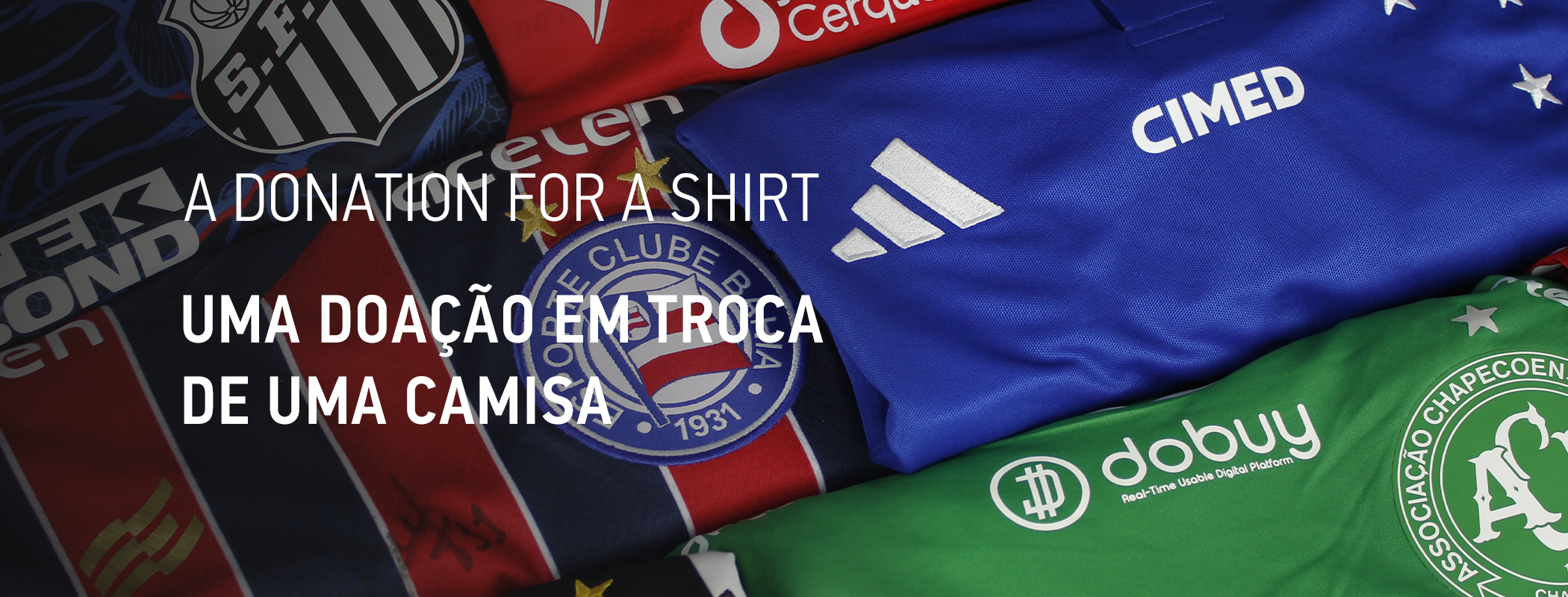 event banner for A Donation for a Shirt - Rio Grande do Sul 