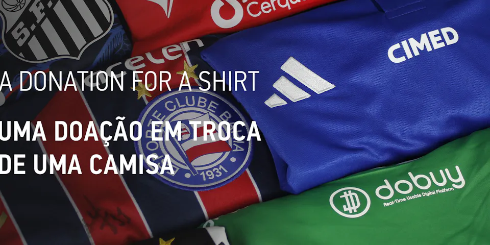 event banner for A Donation for a Shirt - Rio Grande do Sul