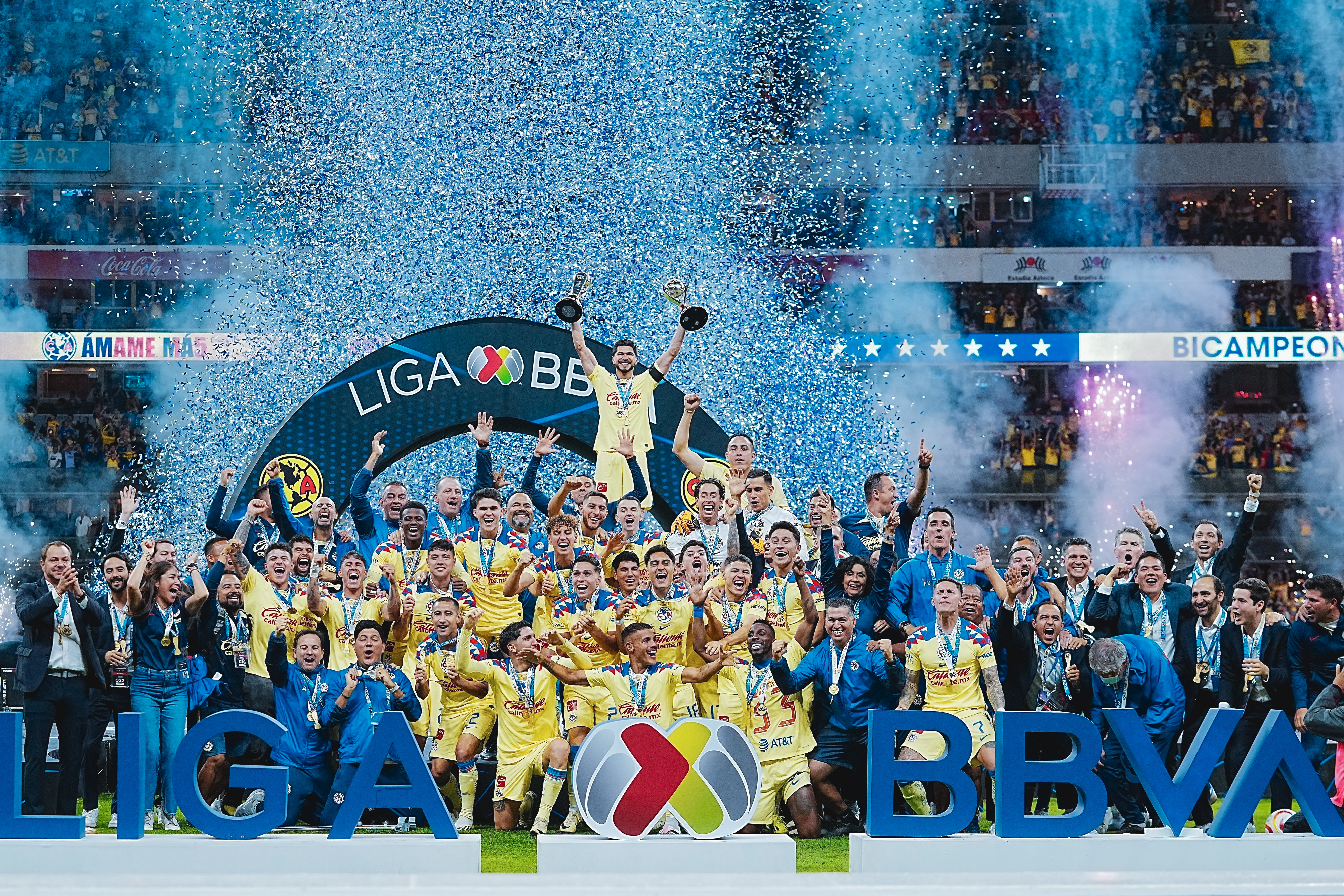 event banner for Club América - Cruz Azul