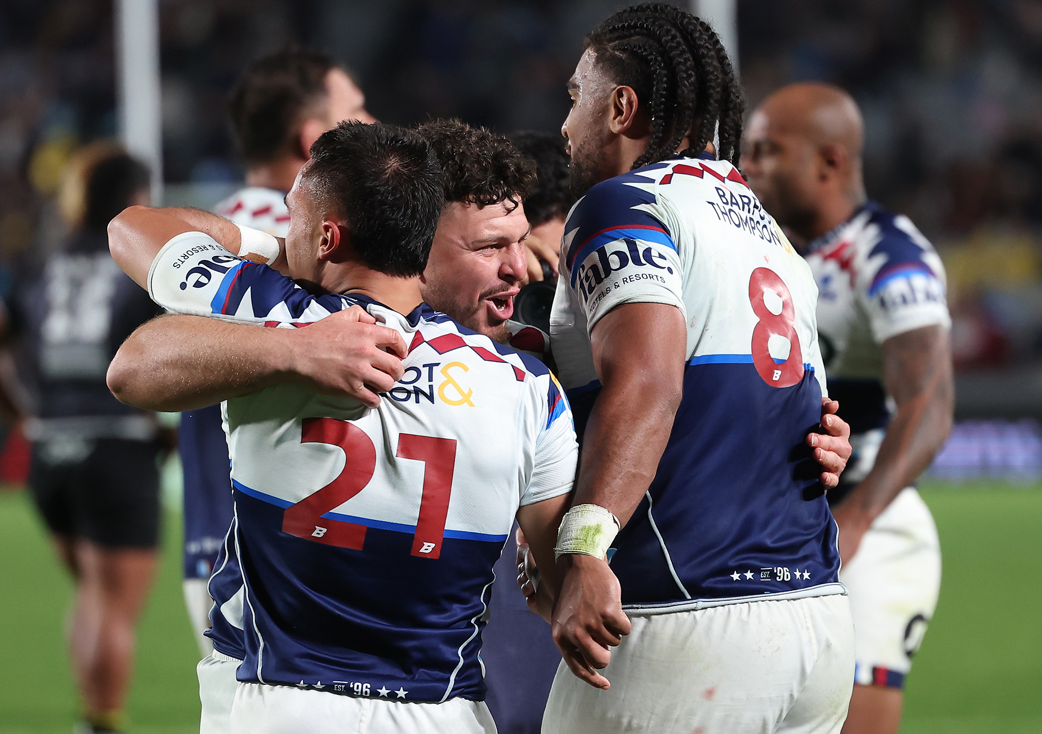 event banner for Blues - Hurricanes