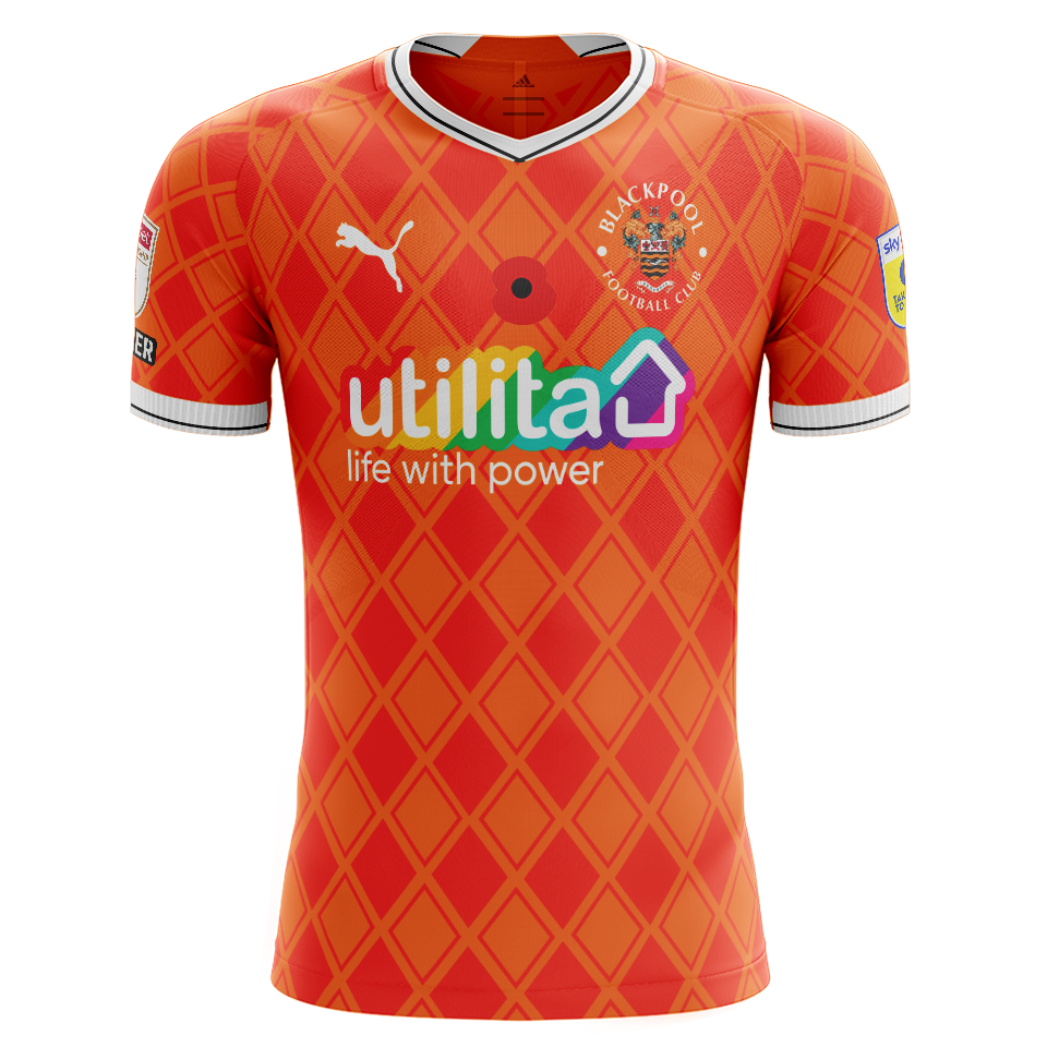 Gary Madine Blackpool shirt