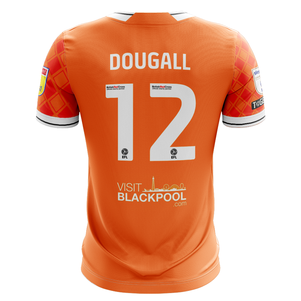 Kenneth Dougall Blackpool jersey