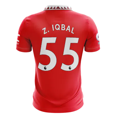 Zidane Iqbal Manchester United shirt