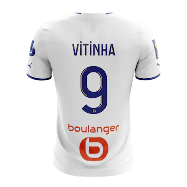 来自Olympique de Marseille的Vítor Manuel Carvalho Oliveira球衣