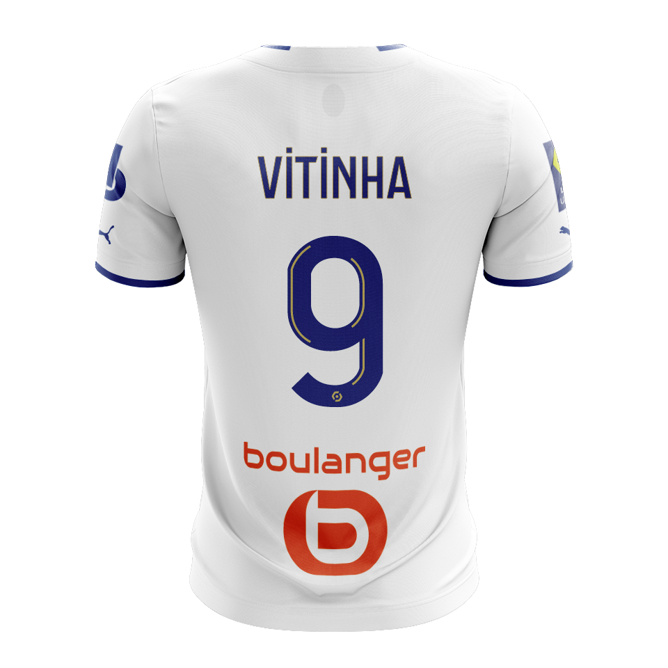 来自Olympique de Marseille的Vítor Manuel Carvalho Oliveira球衣