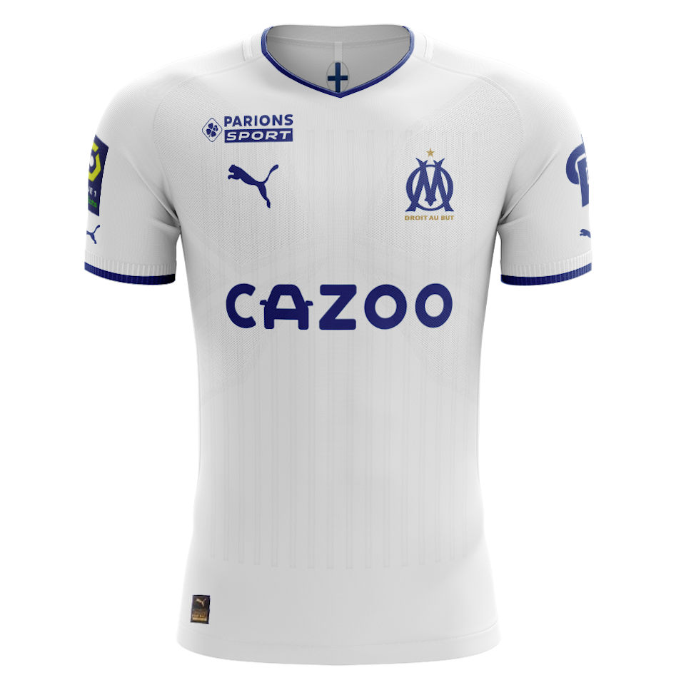 来自Olympique de Marseille的Vítor Manuel Carvalho Oliveira球衣