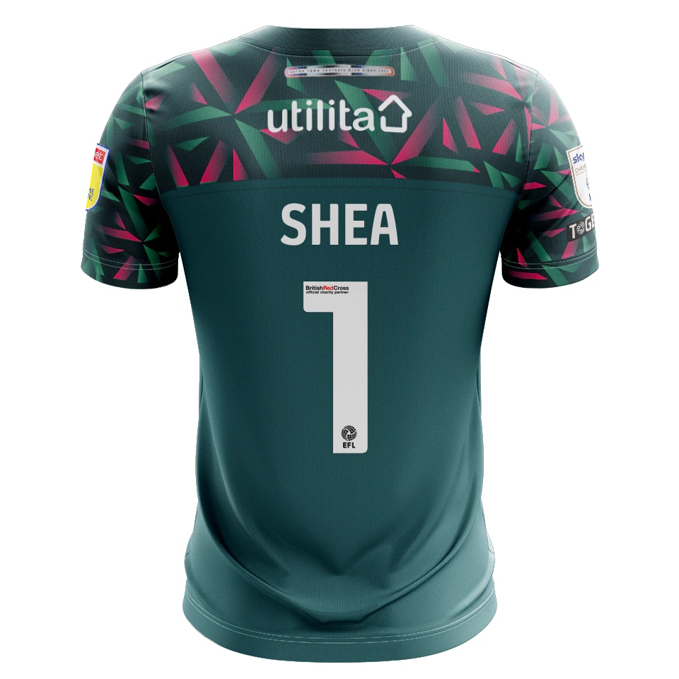 James Shea Luton Town jersey